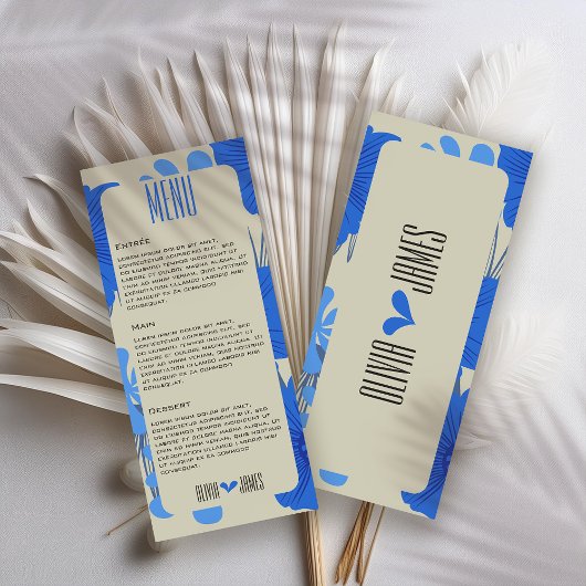 ロマンチックブルー結婚フローラ メニュー