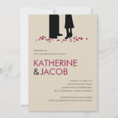 ロマンチックブーウェディングシャワー招待状 招待状 (正面)