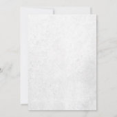 ロマンチックホワイトピンクフローラ結婚式招待状 招待状 (裏面)