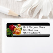 ロマンチックボヘミアヴィンテージバラアドレス ラベル (インサイチュ)