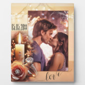 ロマンチックボホシック婚約フォトプラーク フォトプラーク (正面)
