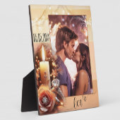 ロマンチックボホシック婚約フォトプラーク フォトプラーク (側面)