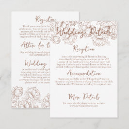 ロマンチックボホモチャムース結婚フローラ詳細 エンクロージャーカード