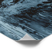 ロマンチックマウンテンビューインモノクロスタイル ポスター (角)