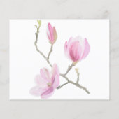 ロマンチックマグノリアブライダルシャワーアドバイスカード チラシ (裏面)