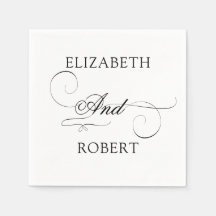 ロマンチックミニマリストラグジュアリーモノグラム結婚ズ