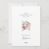 ロマンチックメイヴフローラバレンタインデー シーズンカード (裏面)