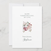 ロマンチックメイヴフローラバレンタインデー シーズンカード (裏面)