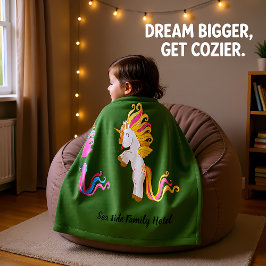 ロマンチックモダンかわいいユニコーンモノグラムb バスタオルセット