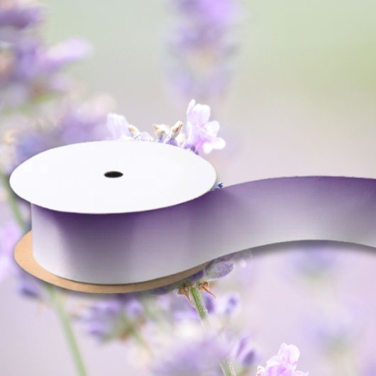 ロマンチックモダンな夏の薄紫グラデーション紫 サテンリボン