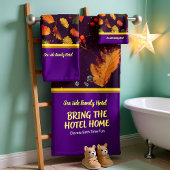 ロマンチックモダンな紅葉バスで～へ バスタオルセット