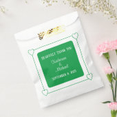 ロマンチックモダンハートグ結婚リーン フェイバーバッグ (封をした状態)