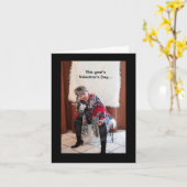 ロマンチックユーモアのあるなバレンタインデーの冷蔵庫カード カード (黄色い花)