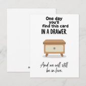 ロマンチックラブカード • 恋人へのバレンタインギフト シーズンカード (正面/裏面)