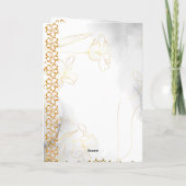 ロマンチックラブコート ソウルメイト フラワー バレンタイン シーズンカード (裏面)