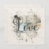 ロマンチックラブハートノートカード ノートカード (正面/裏面)