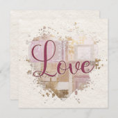 ロマンチックラブハートノートカード ノートカード (正面/裏面)