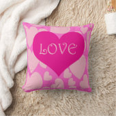 ロマンチックラブハート装飾用クッション クッション (ブランケット)