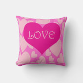 ロマンチックラブハート装飾用クッション クッション (正面)