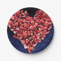 ロマンチックラブバラペタル赤いハート