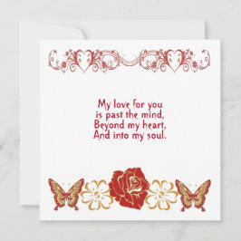 ロマンチックラブユー引用文ソウルメイトカスタムフローラ