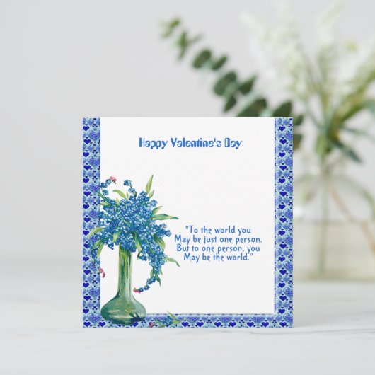 ロマンチックラブ引用文スウィートアートフローラ花瓶カスタム (スタンド正面)