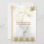 ロマンチックラブ引用文妻バラ金ゴールドバレンタイン (裏面)