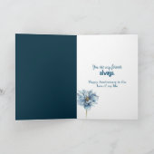 ロマンチックラブ文字オンバック動揺してグラウンド カード (内部)