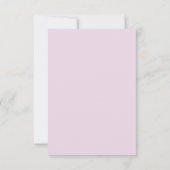 ロマンチックラベンダー&パウダーブルーフローラブロッサム サンキューカード (裏面)