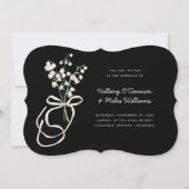 ロマンチックリリー・オブ・ザ・バレー5x7結婚式招待状 招待状 (正面)