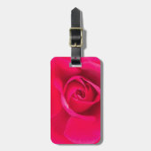 ロマンチックレッドピンクローズv2 ラゲッジタグ (正面縦)
