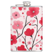 ロマンチックレッドフローラ フラスク (正面)