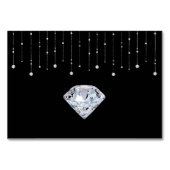 ロマンチックレッドローズアンドダイアモンズテーブル座席表 テーブルナンバー (裏面)