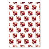 ロマンチックレッドローズ結婚フローラ テーブルナンバー (裏面)