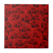 ロマンチックレッドローズ タイル (正面)