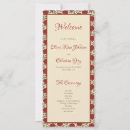 ロマンチックレッドローゼス結婚式 プログラム