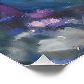 ロマンチックワイルドフラワーメドーガール ポスター (コーナー)