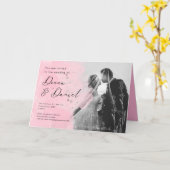 ロマンチックヴィンテージウェディング招待状デザイン カード (黄色い花)