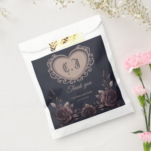 ロマンチックヴィンテージバラ。 フェイバーバッグ (封をした状態)