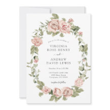 ロマンチックヴィンテージピンクローズ結婚ズ