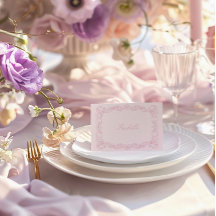 ロマンチックヴィンテージフレームブライダルシャワー座席表