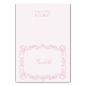 ロマンチックヴィンテージフレームブライダルシャワー座席表 テーブルナンバー (正面)