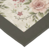 ロマンチックヴィンテージフローラコージーシャビーシックチャーム テーブルクロス (アングル)