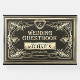 ロマンチックヴィンテージルックゲストブック ゲストブック