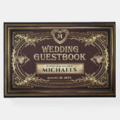 ロマンチックヴィンテージルックゲストブック ゲストブック (裏面)