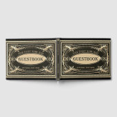 ロマンチックヴィンテージルックゲストブック ゲストブック (全面)