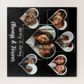 ロマンチック六写真テンプレート ジグソーパズル (横)