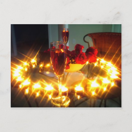 ロマンチック夕べ ポストカード (正面)