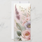 ロマンチック庭園の結婚式計画 (裏面)