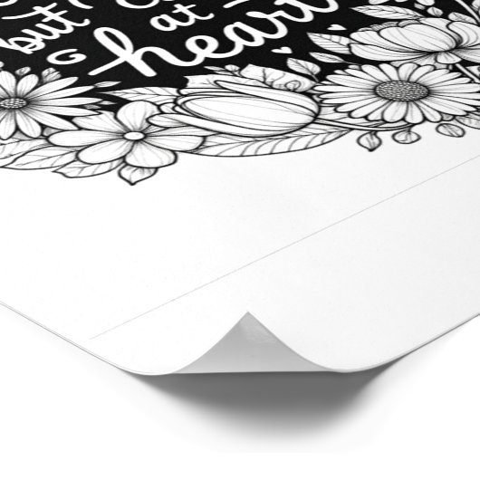 ロマンチック引用文ラブ引用文アダルトカラーリング ポスター (角)